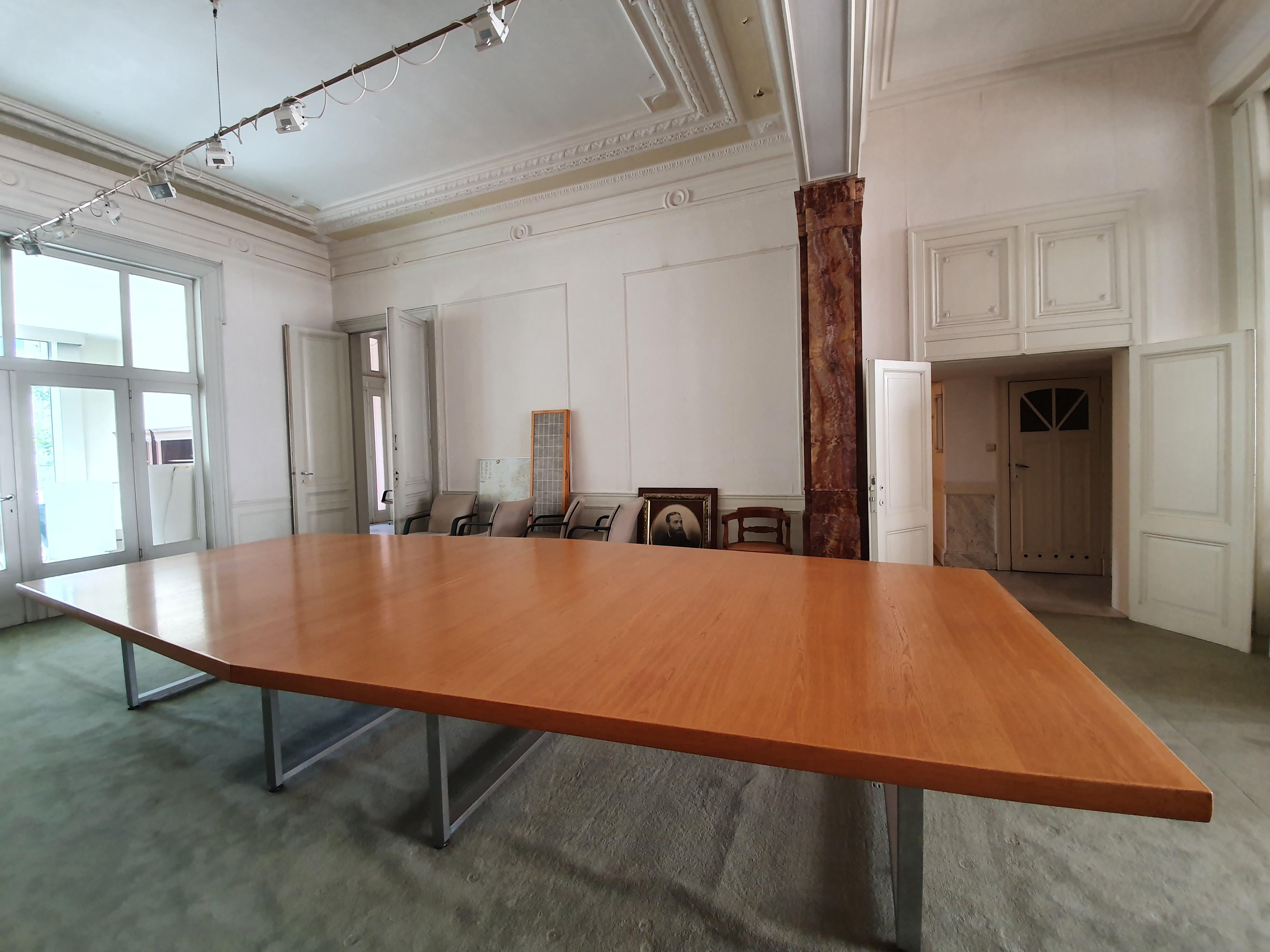 Chrome Large Conference Table by Froscher, 1970s Germany