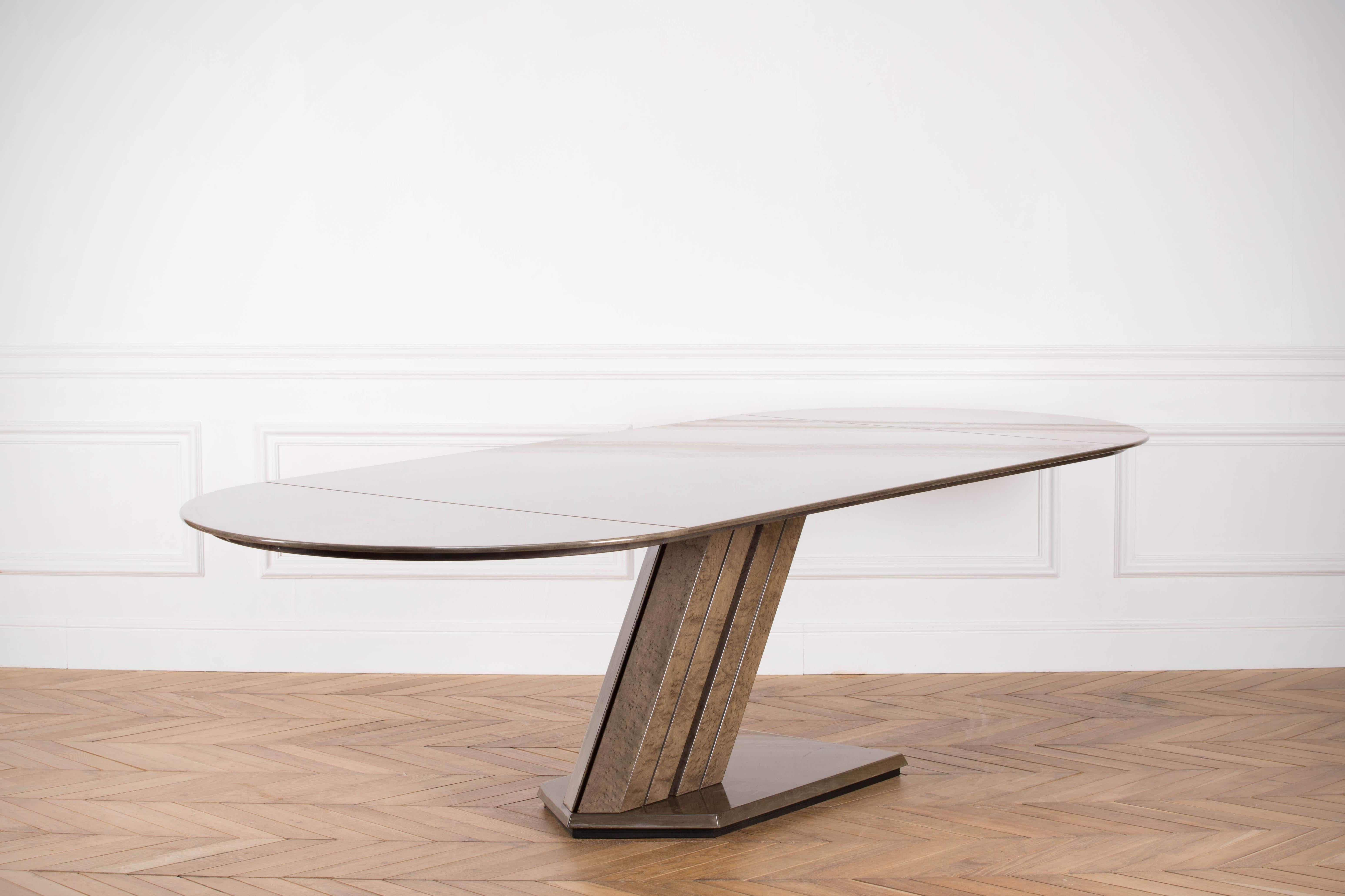 Large Conference Table by Giovanni Offredi for Saporiti, 1970s 2