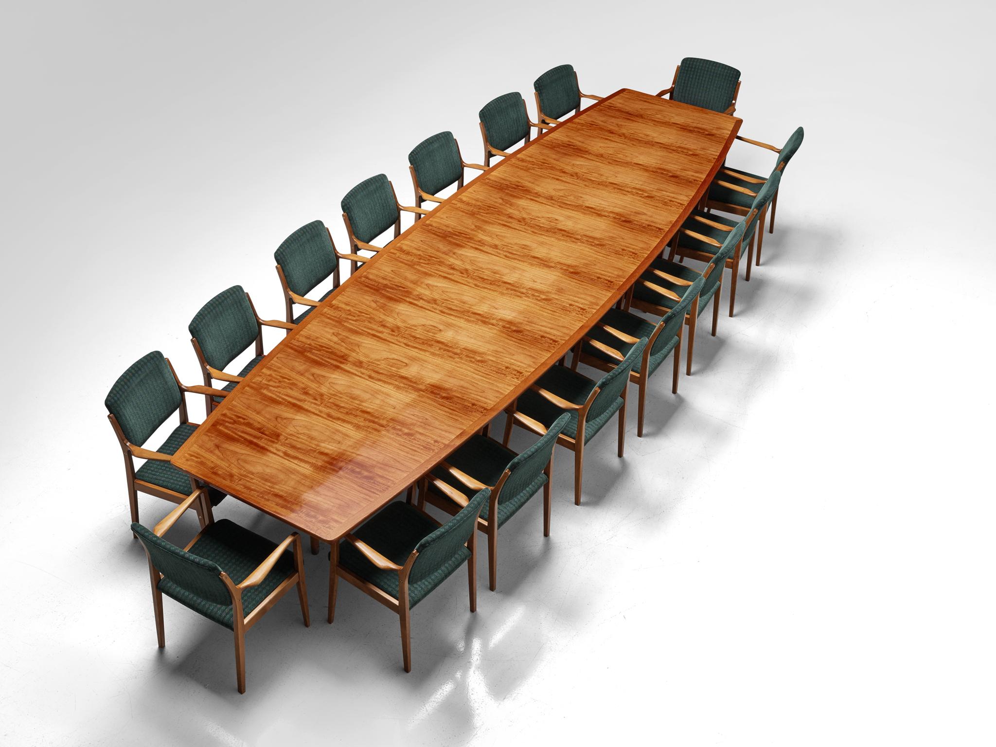 Large Conference Table in Mahogany 1