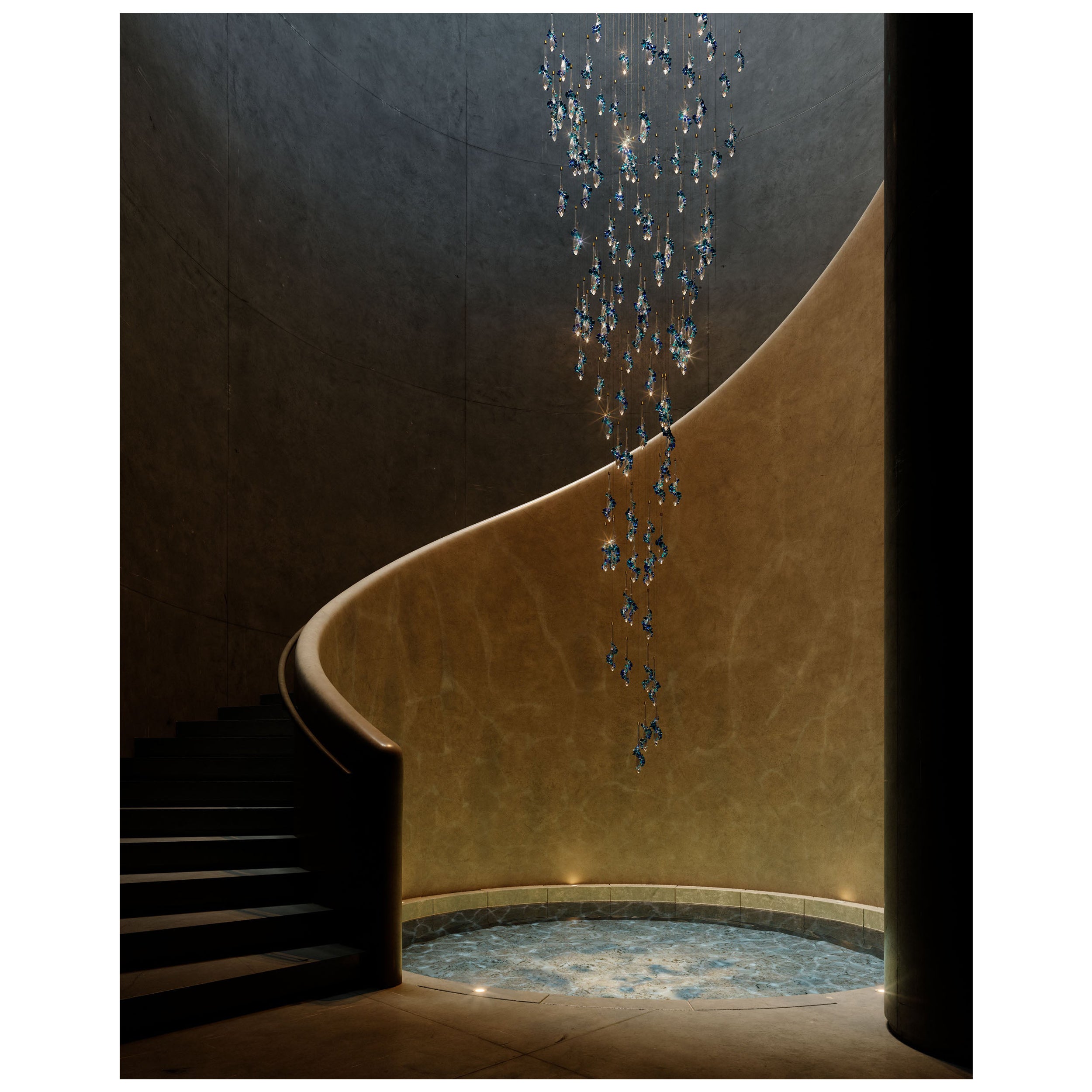 Large Conical Pendant Lamp by Rock and Soar