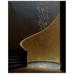 Grande lampe suspendue conique de Rock and Soar