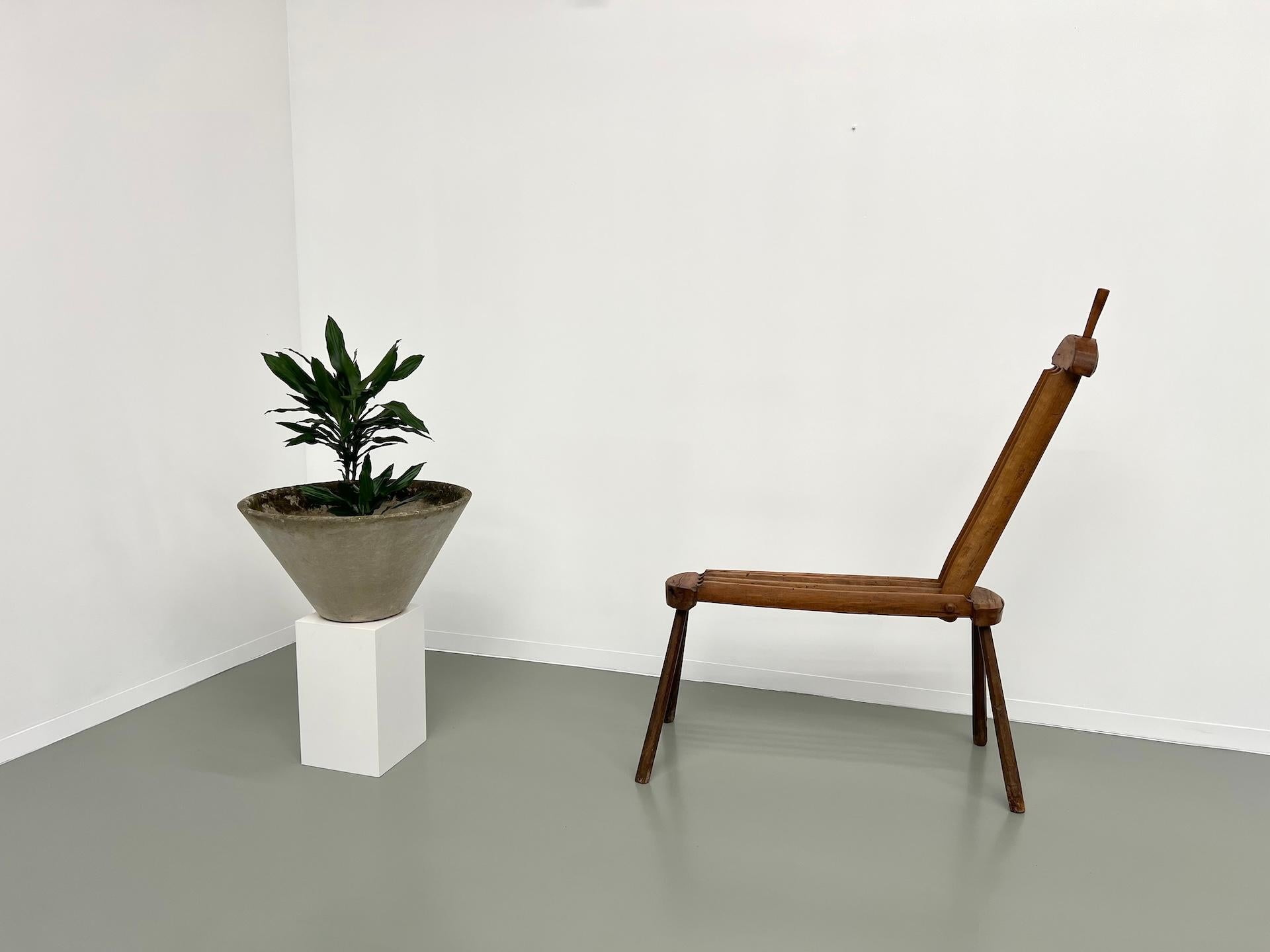 Mid-Century Modern Grande jardinière conique Willy Guhl, France, années 1950 en vente