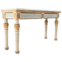 Large Console/Serving Table with Drawers