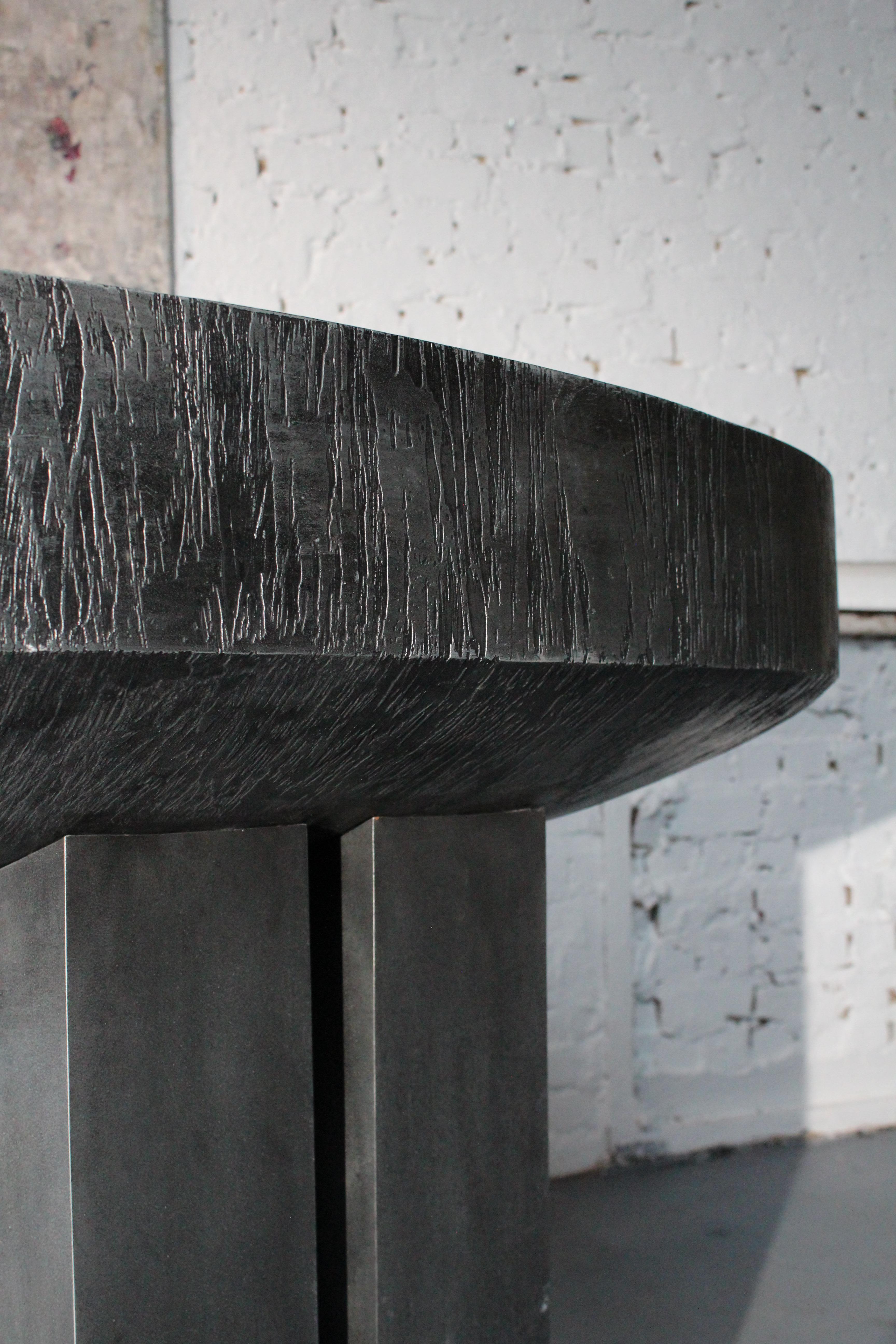 Belgian Large console table by Roger Bonduel For Sale