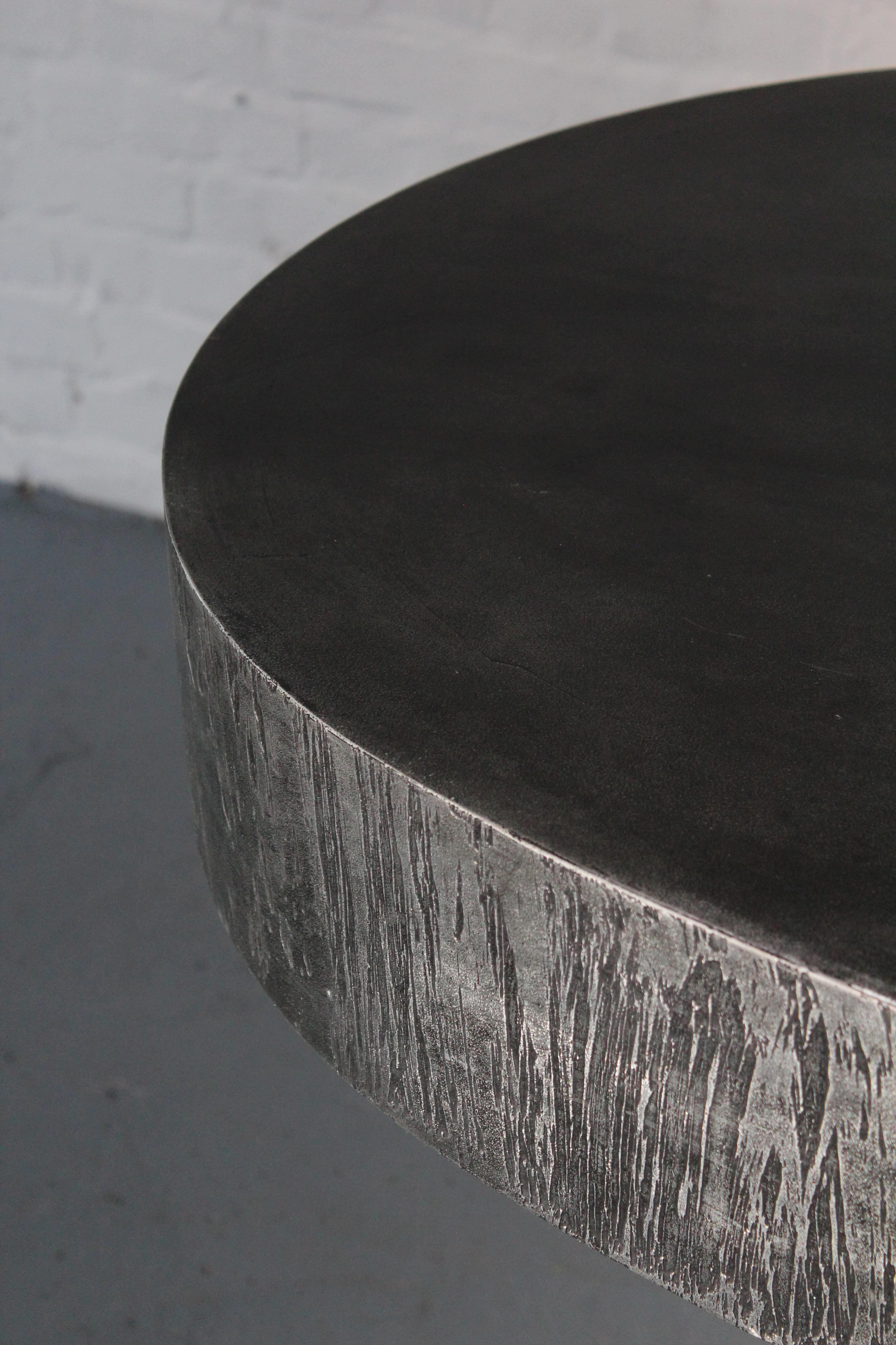 Etched Large console table by Roger Bonduel For Sale