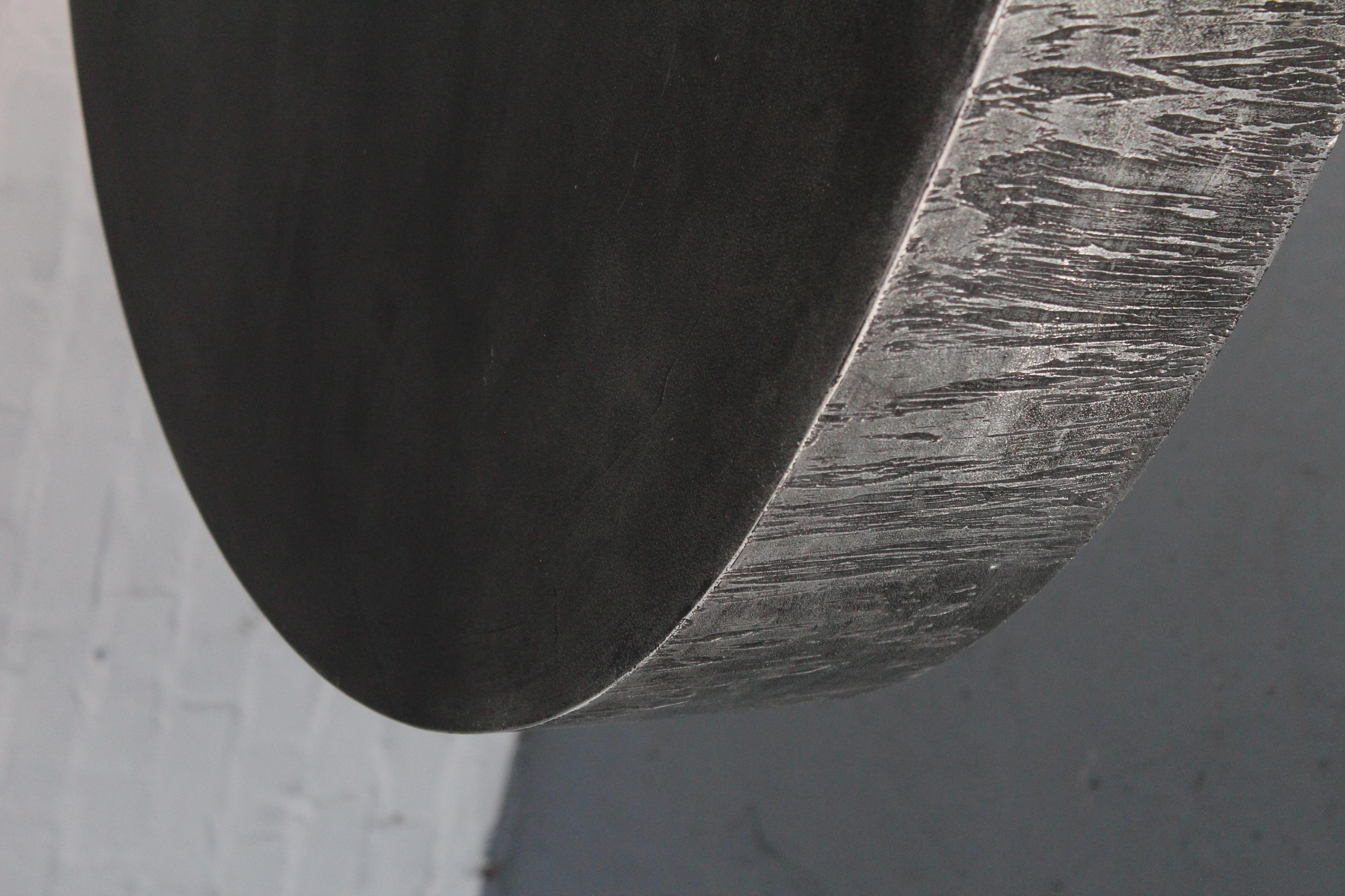 Etched Large console table by Roger Bonduel For Sale