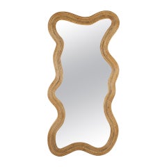 Large Contemporary Bamboo Mirror