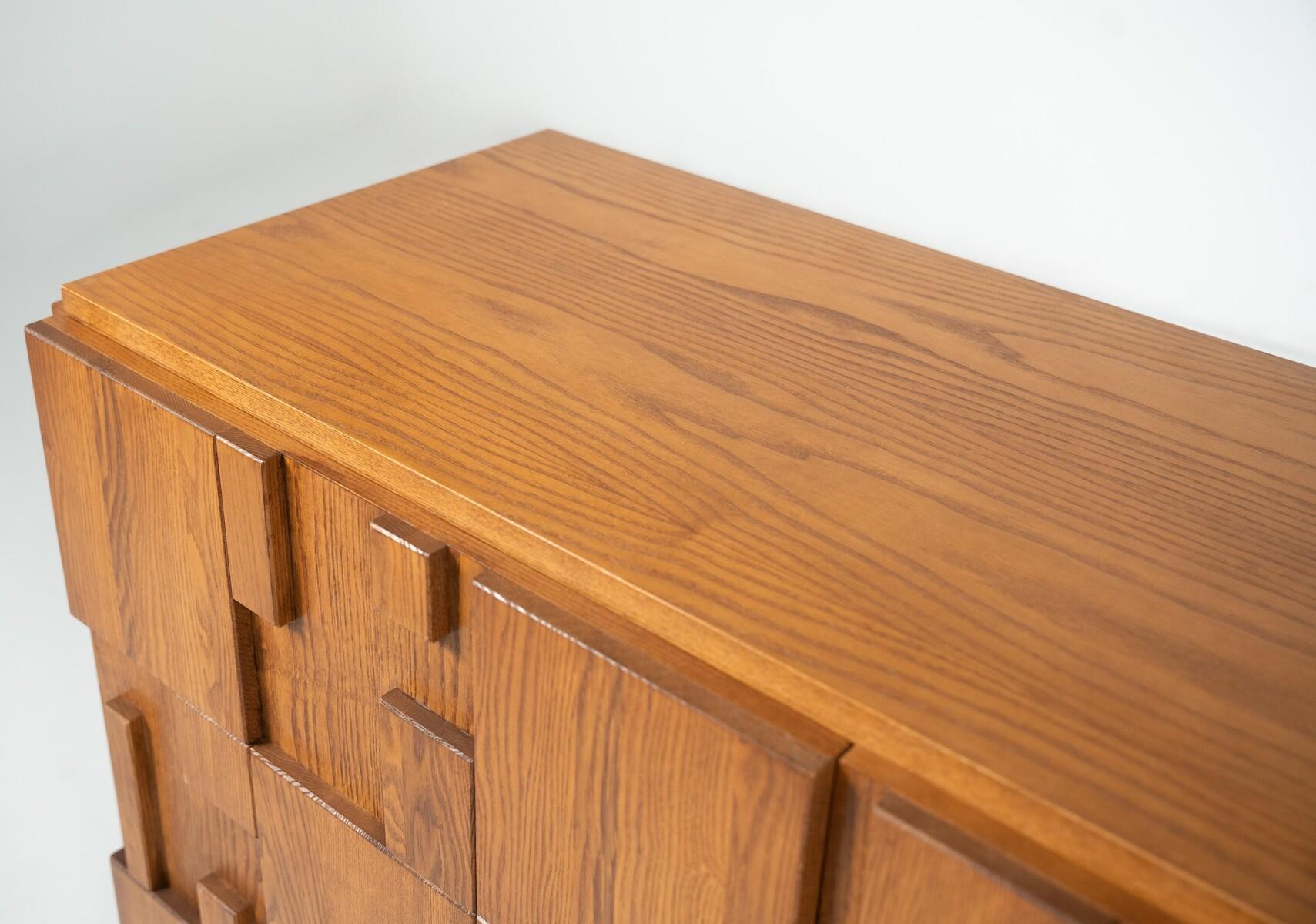 Large Contemporary Brutalist Sideboard, Italy For Sale 3