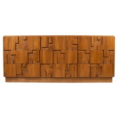 Grande credenza brutalista contemporanea, Italia