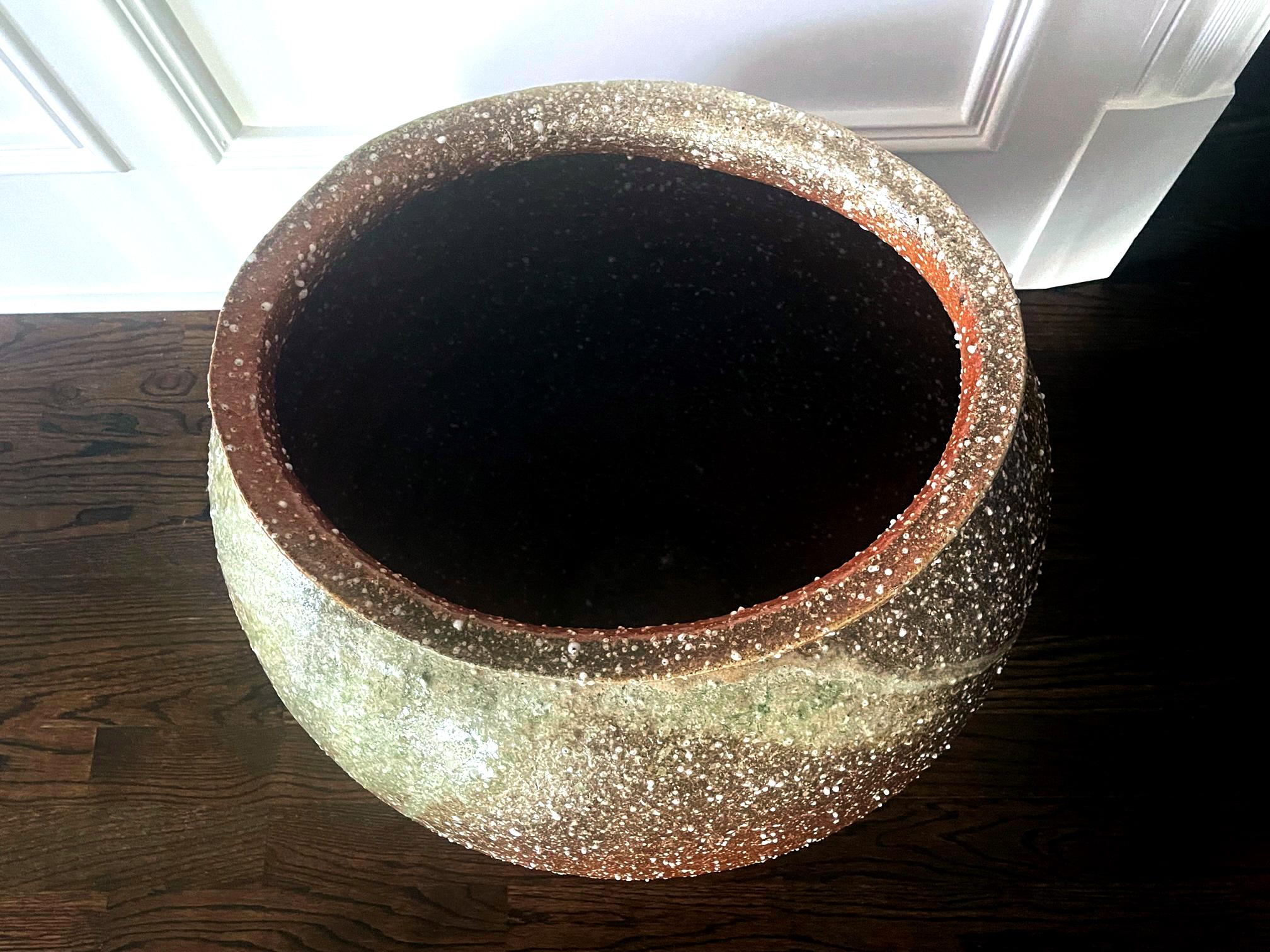 Large Contemporary Ceramic Tsubo Jar by Kai Tsujimura For Sale 3