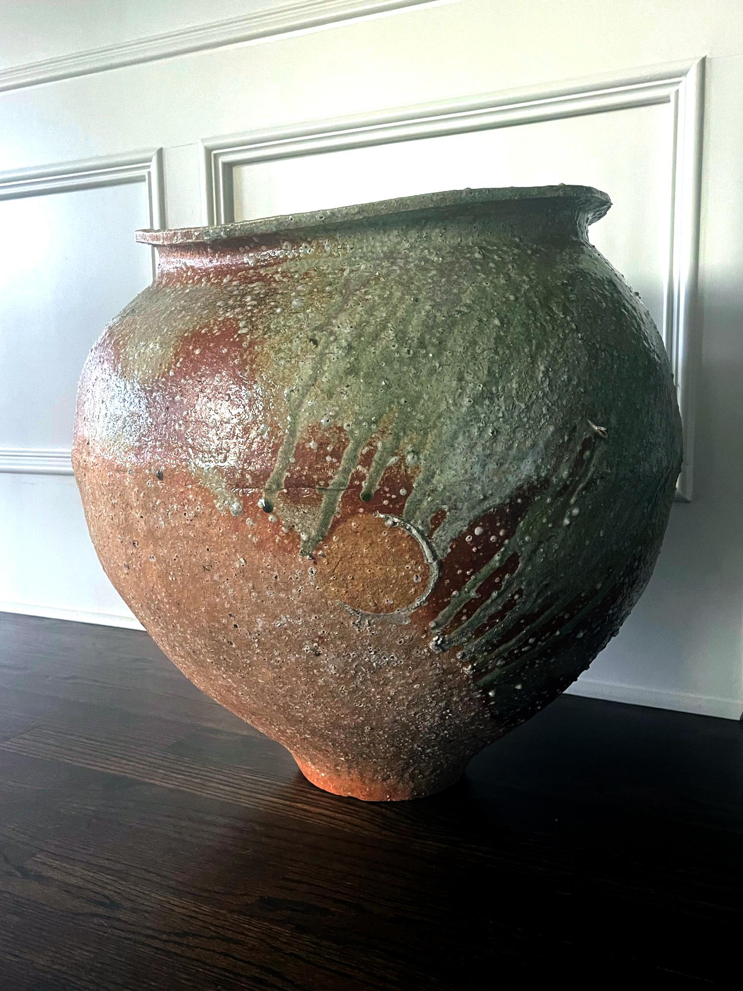Large Contemporary Ceramic Tsubo Jar by Kai Tsujimura For Sale 10
