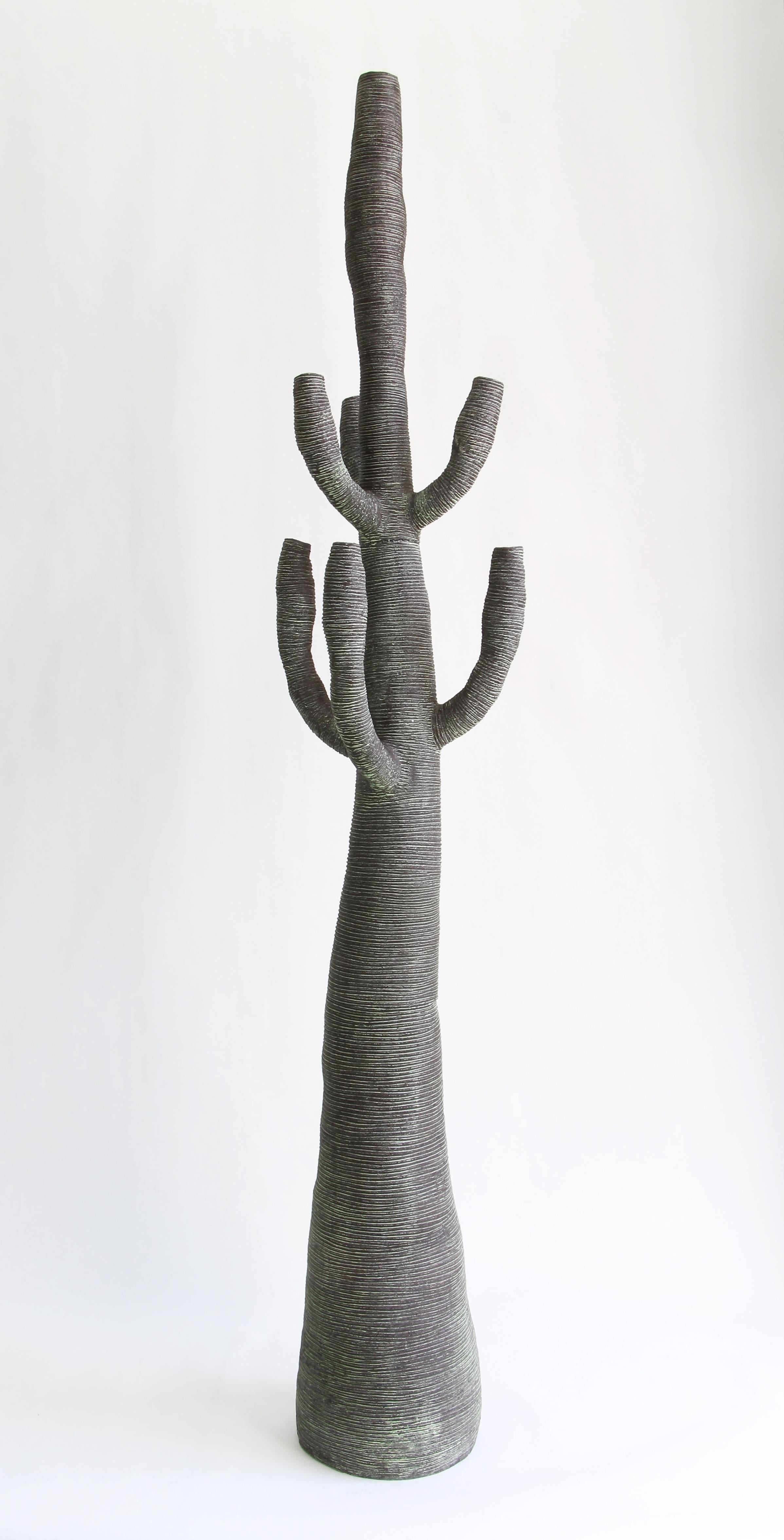 large ceramic cactus