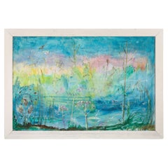 Grande olio impressionista contemporaneo su tela, Sven Berlin