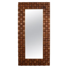 Large Contemporary Italian Mid-Century Style Wall Mirror