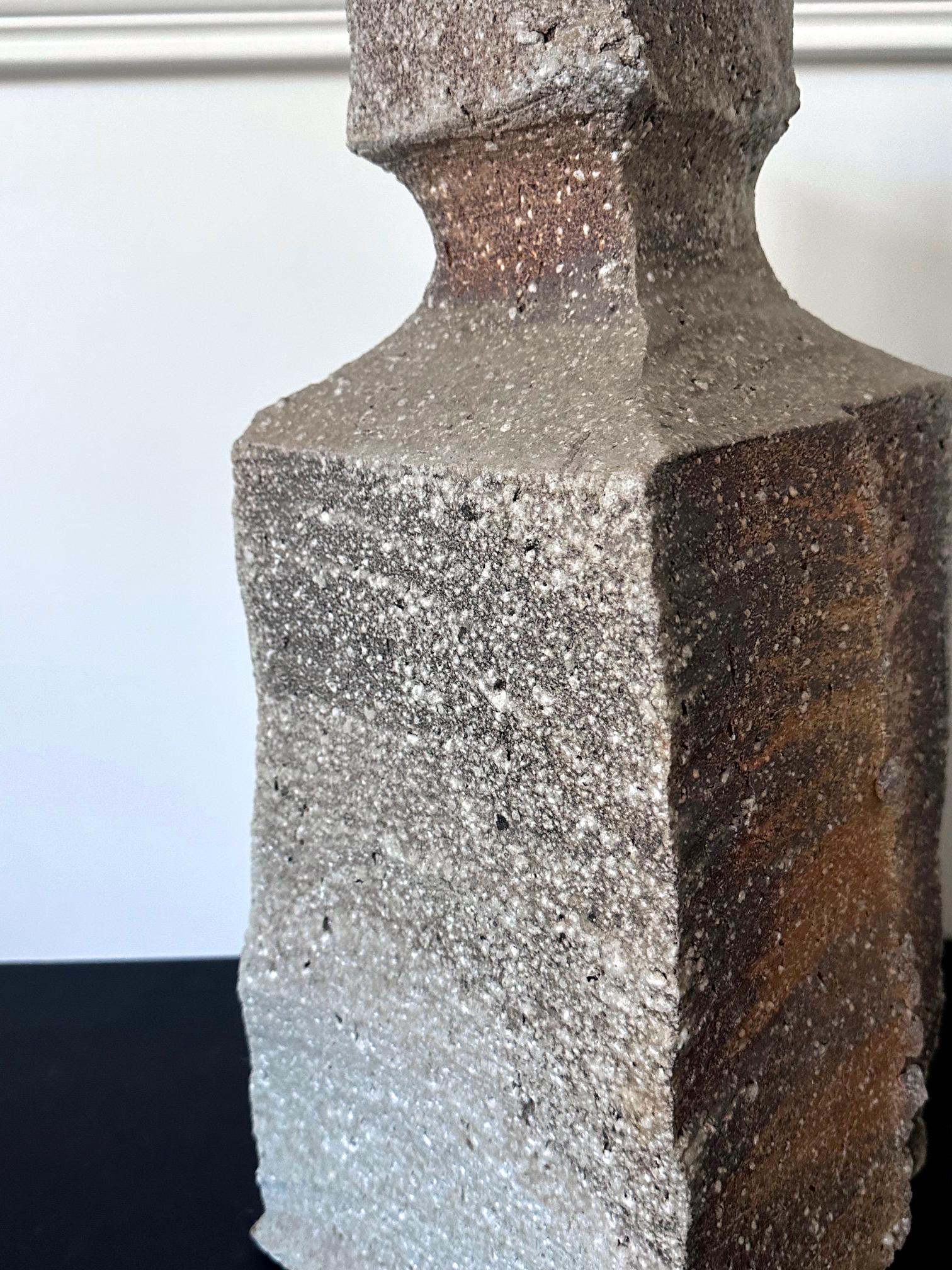 Large Contemporary Japanese Shigaraki Vessel Kohyama Yasuhisa For Sale 7