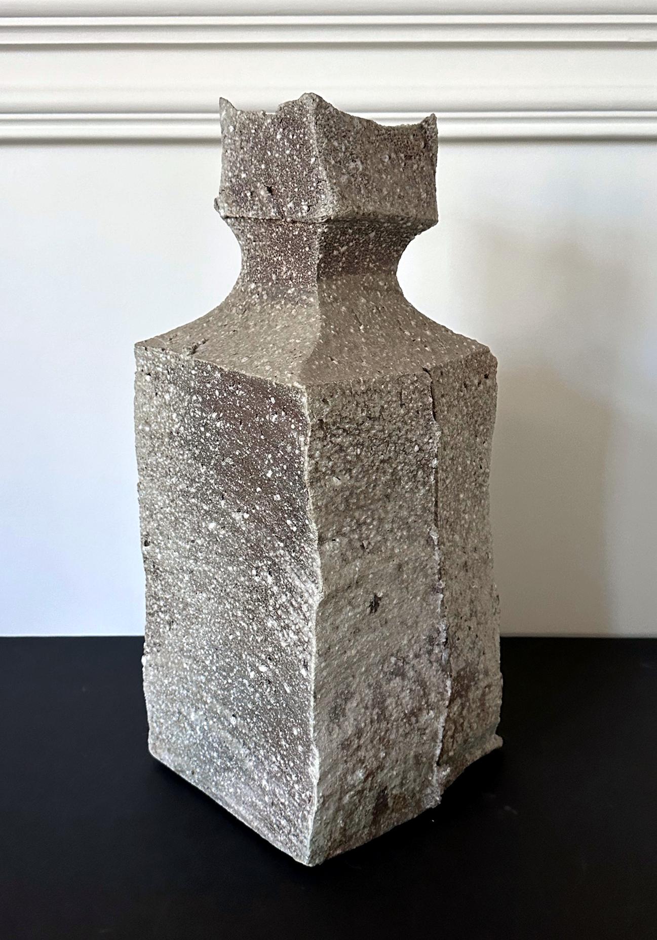 Modern Large Contemporary Japanese Shigaraki Vessel Kohyama Yasuhisa For Sale