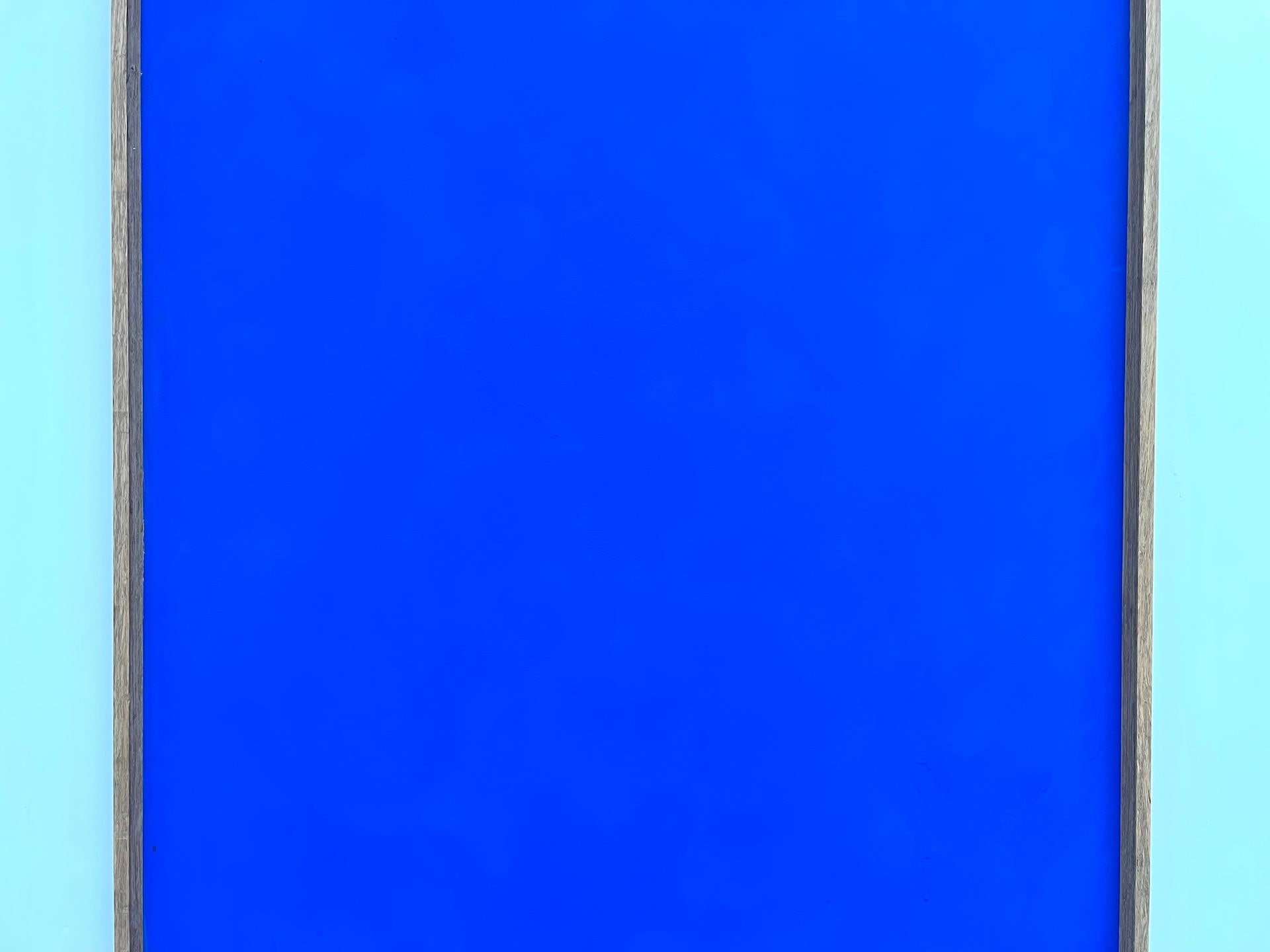 Grande quadro contemporaneo A. Klein blu in vendita 6