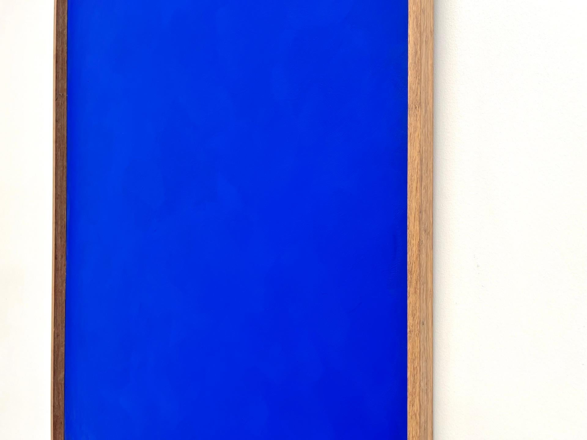 Grande quadro contemporaneo A. Klein blu in vendita 2