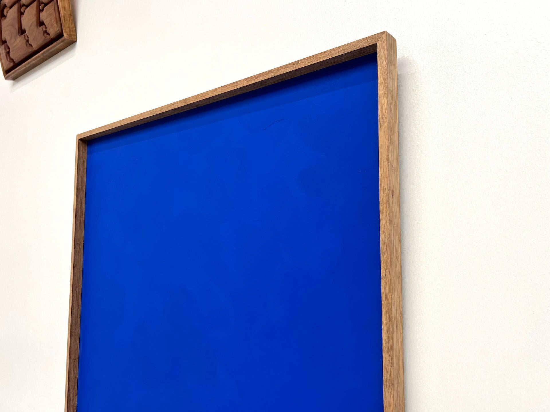 Grande quadro contemporaneo A. Klein blu in vendita 3
