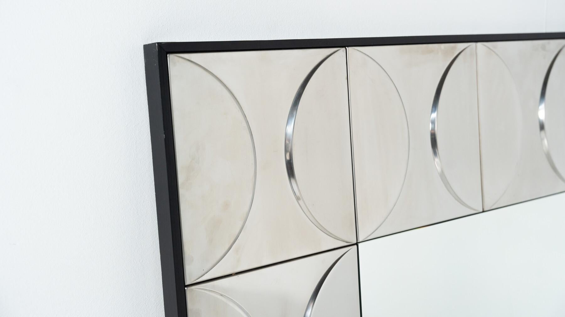 Altro Grande specchio contemporaneo, alluminio in vendita