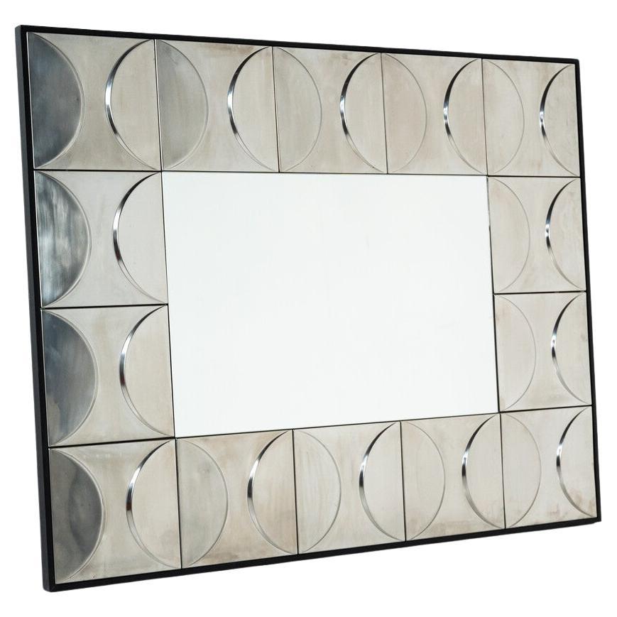Großer Contemporary-Spiegel, Aluminium