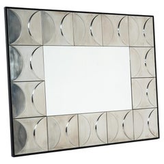 Großer Contemporary-Spiegel, Aluminium