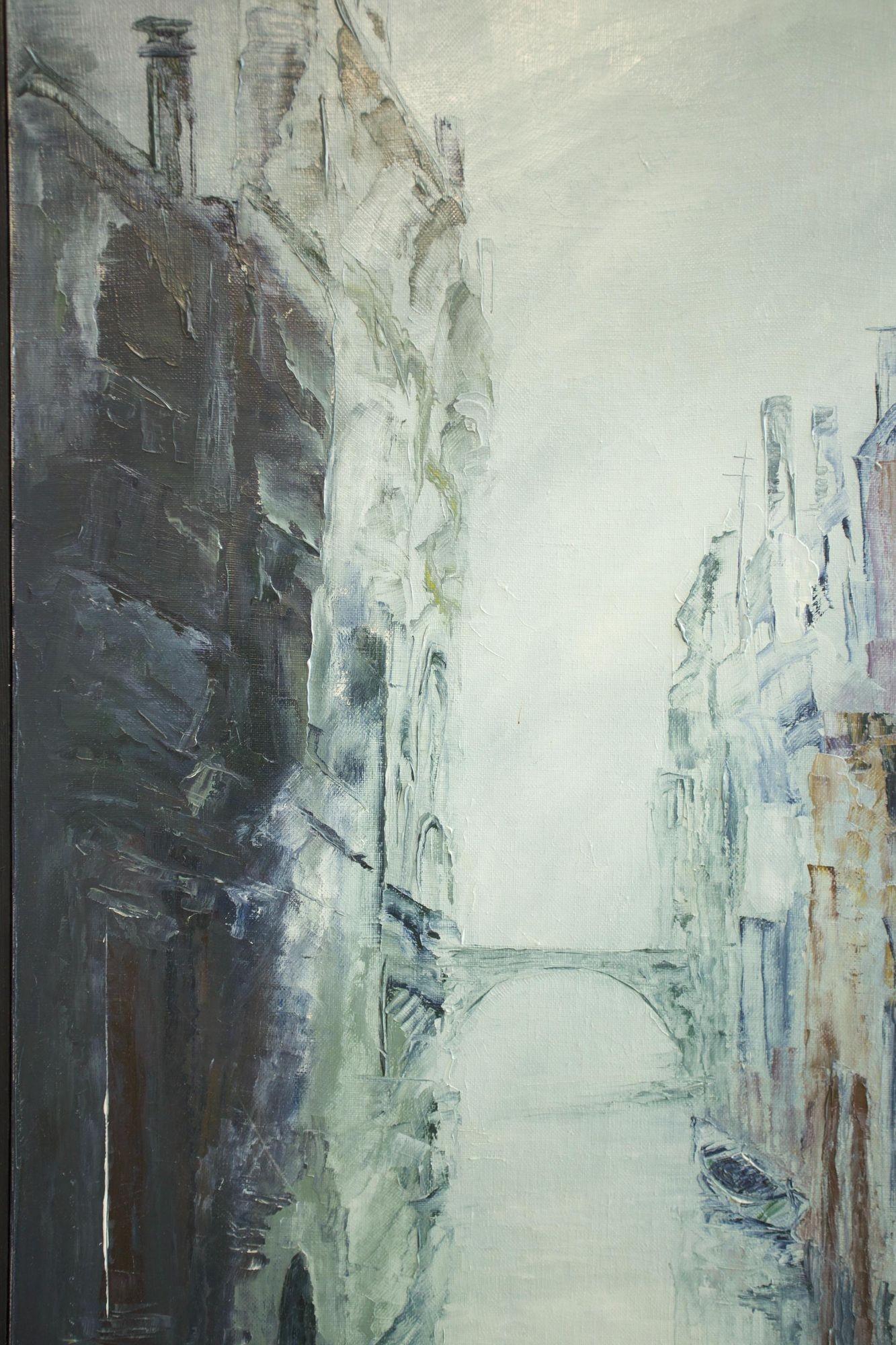 20th Century Large Contemporary Painting of Venice by Kay Lake