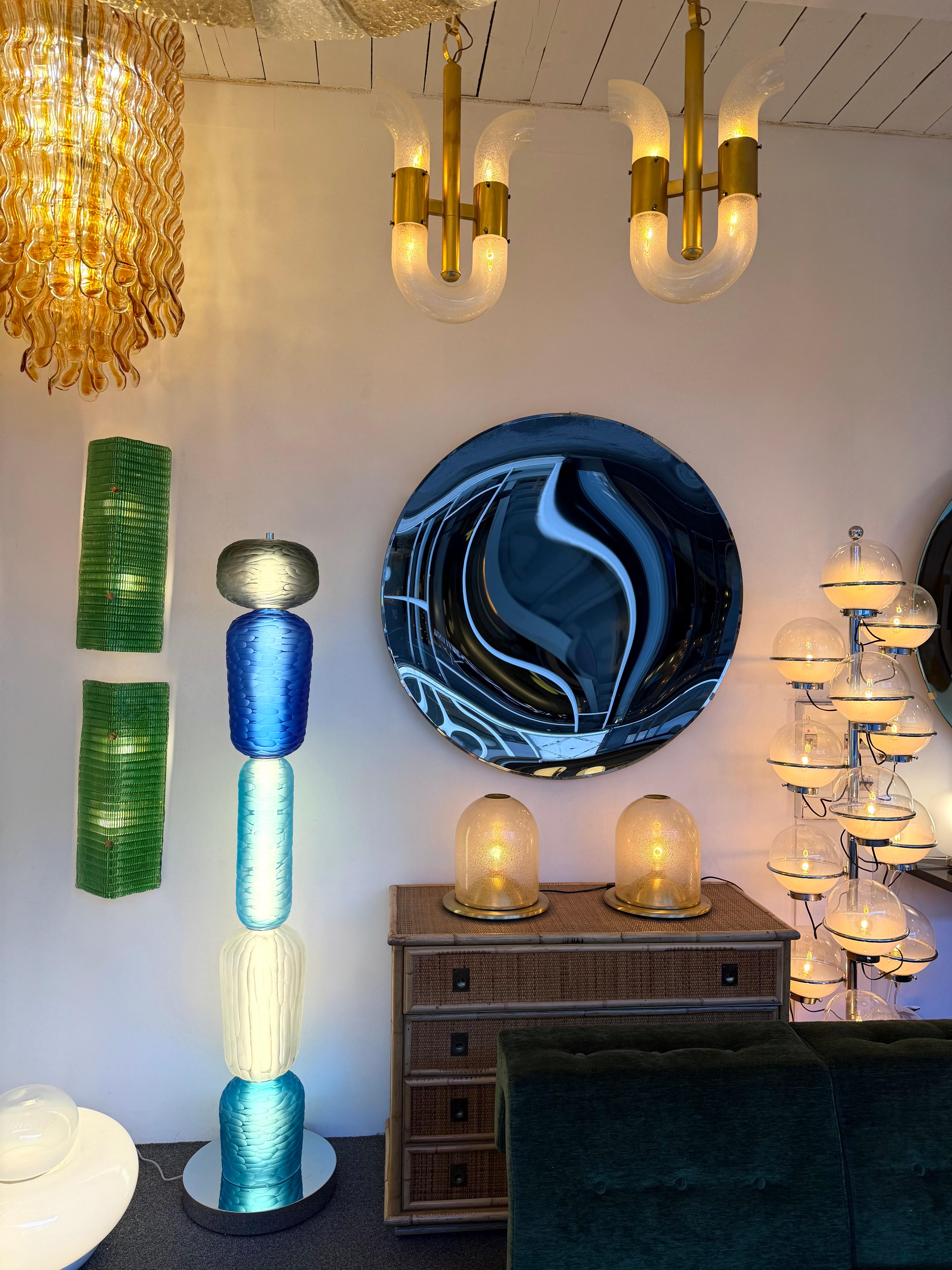 Gran Lámpara de Pie Contemporánea Totem de Cristal de Murano de Studio AD, Italia en venta 8