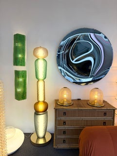 Large Contemporary Totem Murano Glass Floor Lamp by Studio AD, Italy