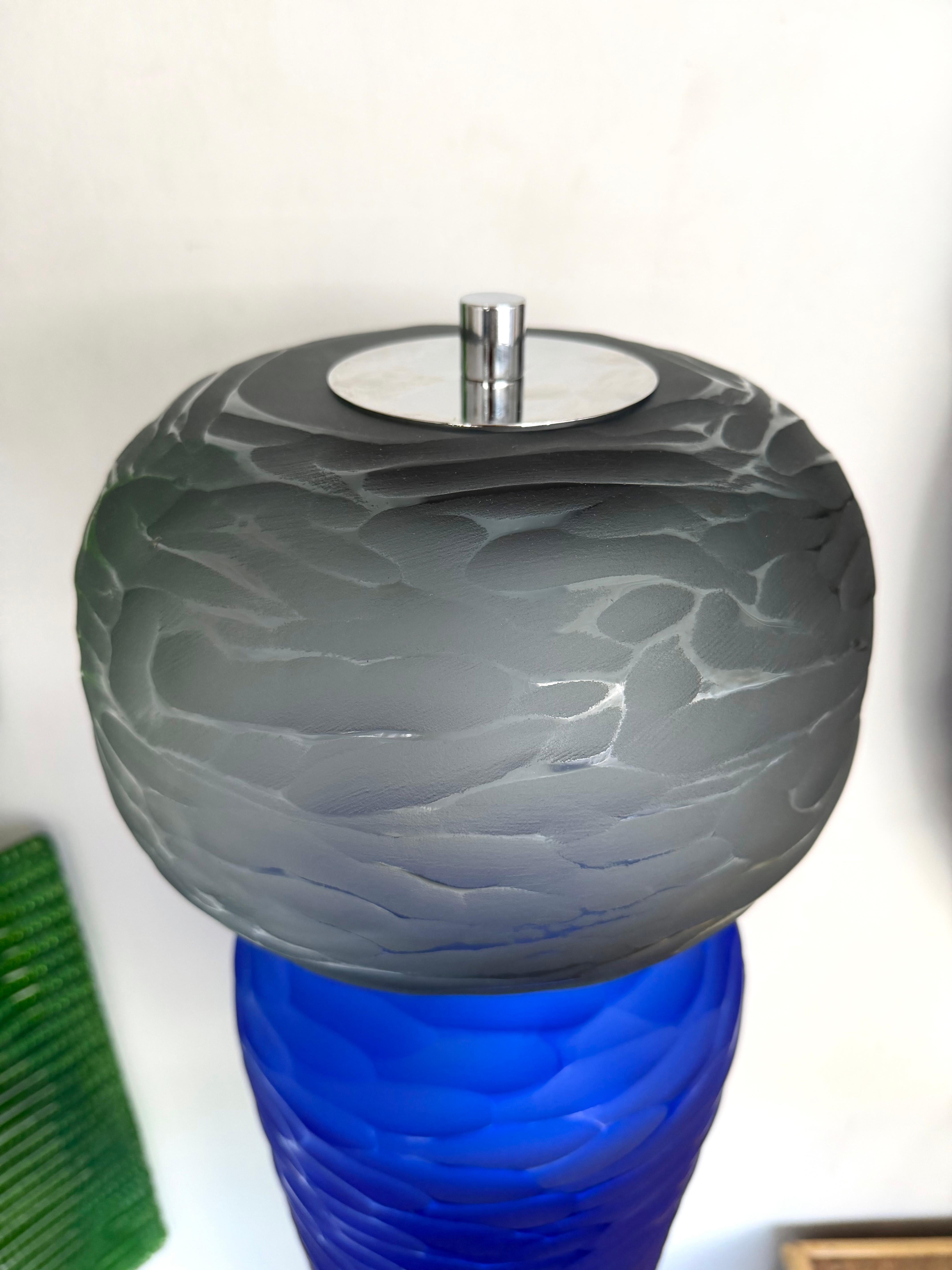 Gran Lámpara de Pie Contemporánea Totem de Cristal de Murano de Studio AD, Italia Italiano en venta