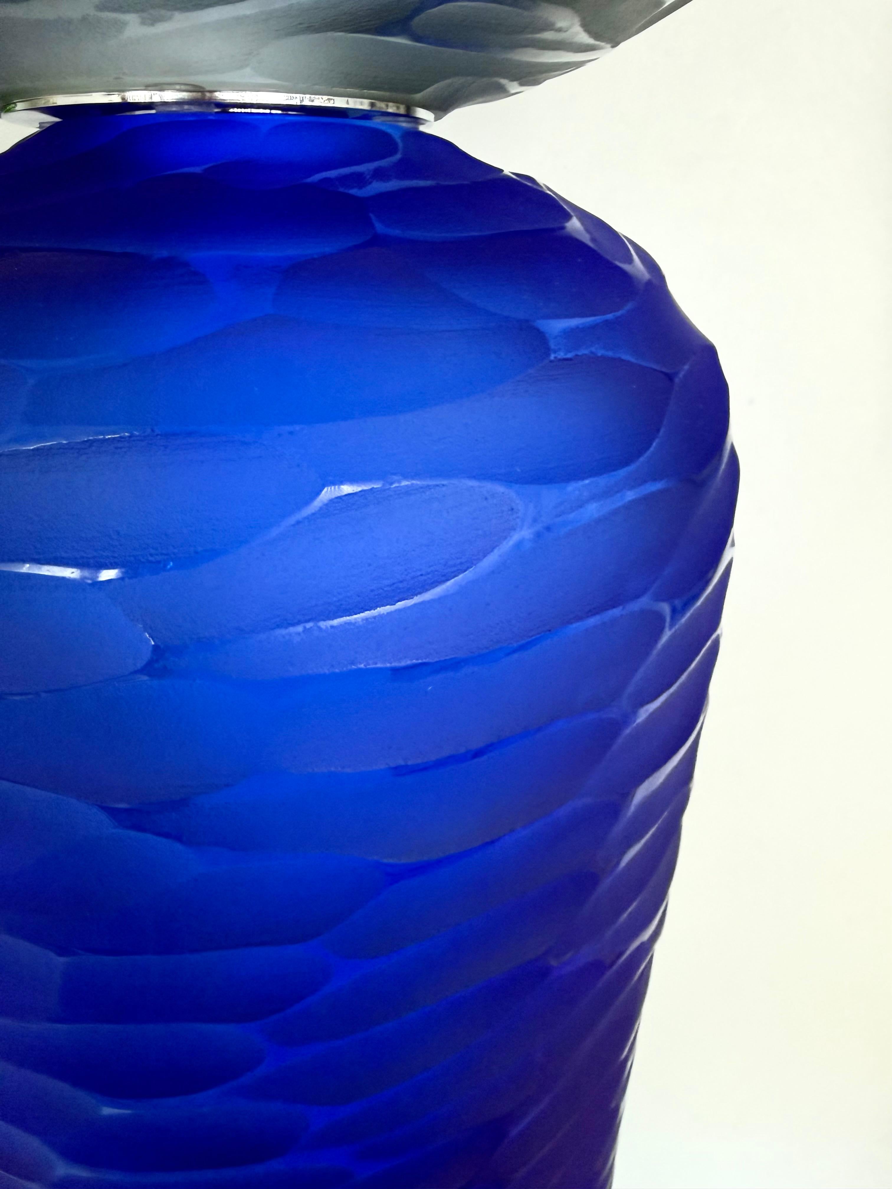 Gran Lámpara de Pie Contemporánea Totem de Cristal de Murano de Studio AD, Italia Latón en venta