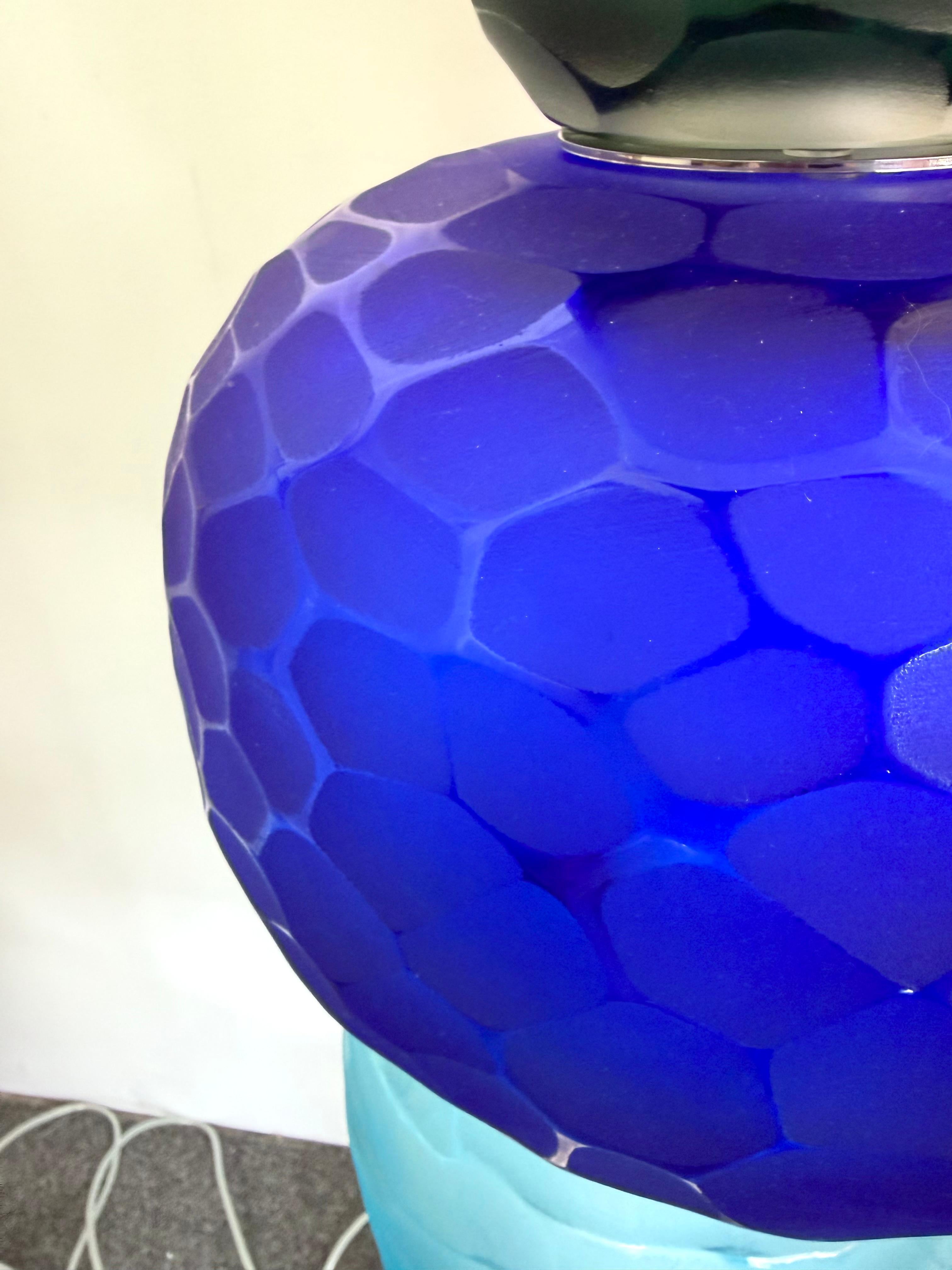 Große zeitgenössische Totem-Stehlampe aus Murano-Glas von Studio AD, Italien im Angebot 2