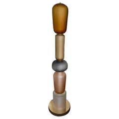 Large Contemporary Totem Murano Glass Floor Lamp by Studio AD, Italy