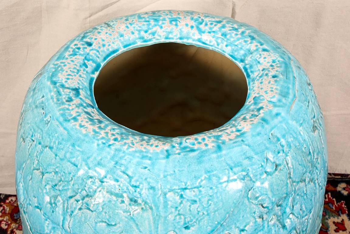 turquoise pottery vase