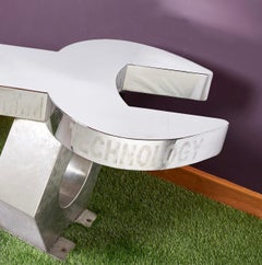 Large Contemporary Victoria J Hayworth Designed Spanner and Nut Table