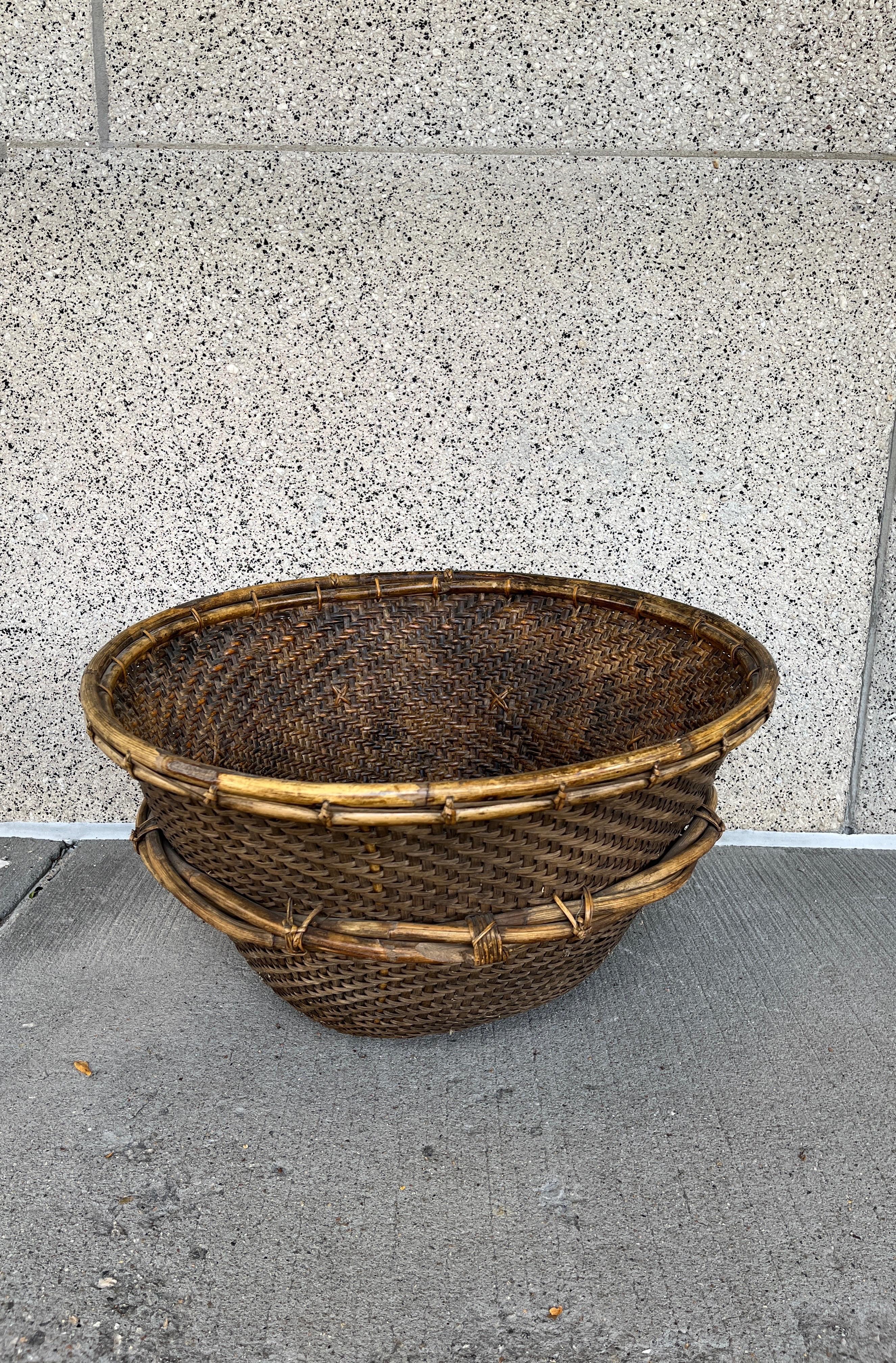 Large Contemporary Woven Basket, Philippines 7
