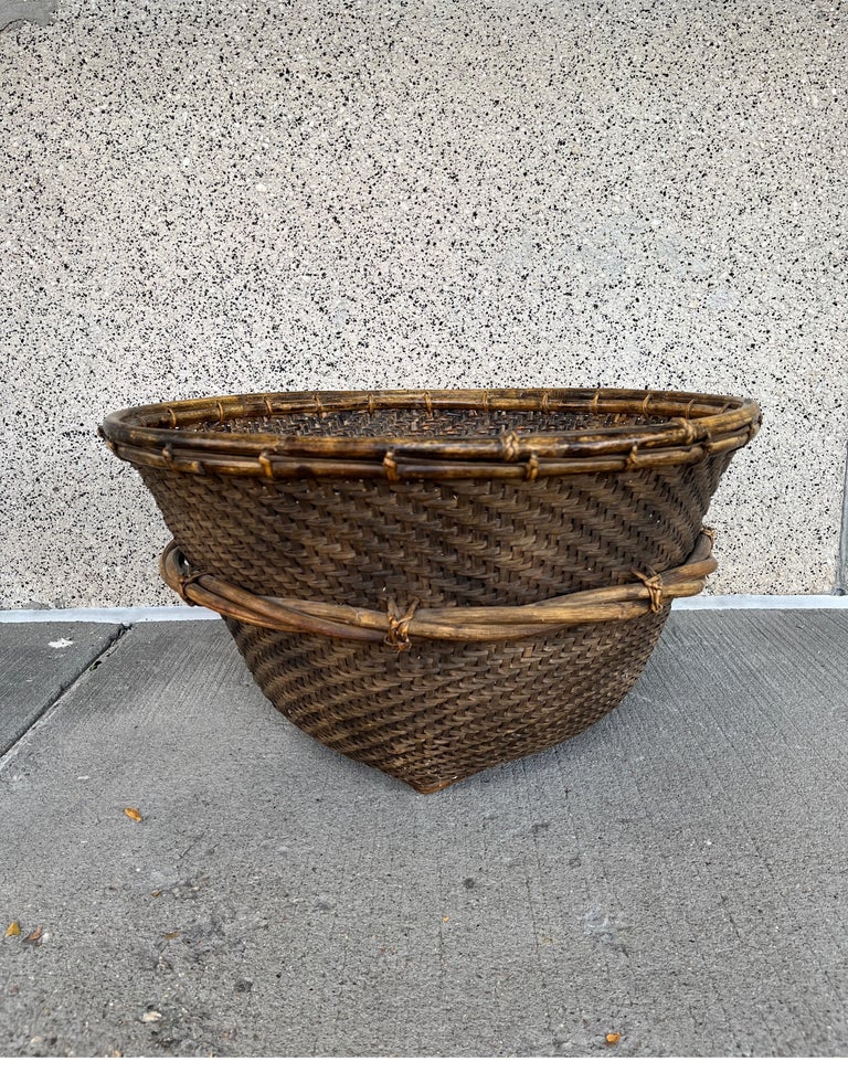Large Contemporary Woven Basket, Philippines For Sale at 1stDibs