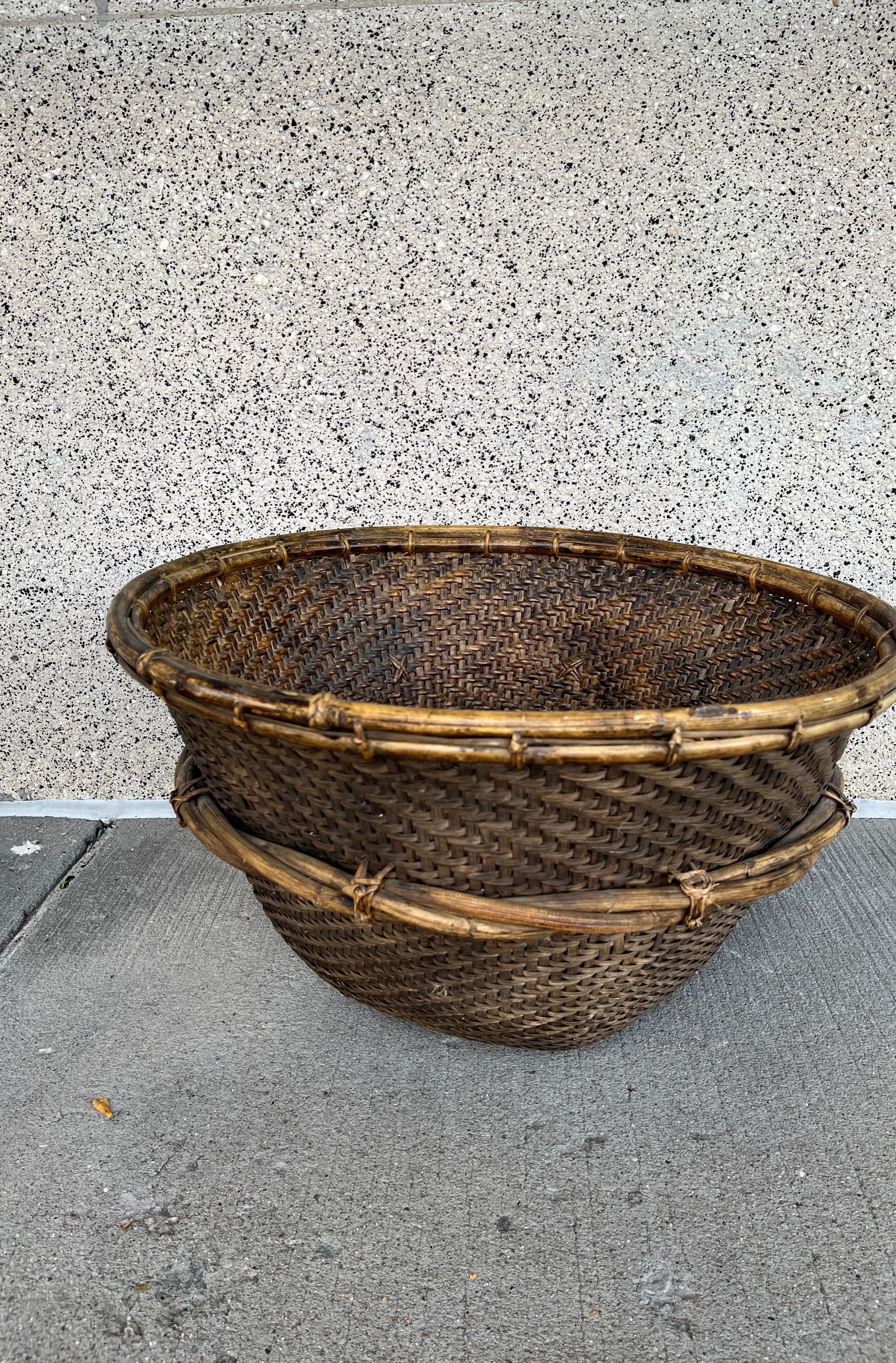 Large Contemporary Woven Basket, Philippines 1