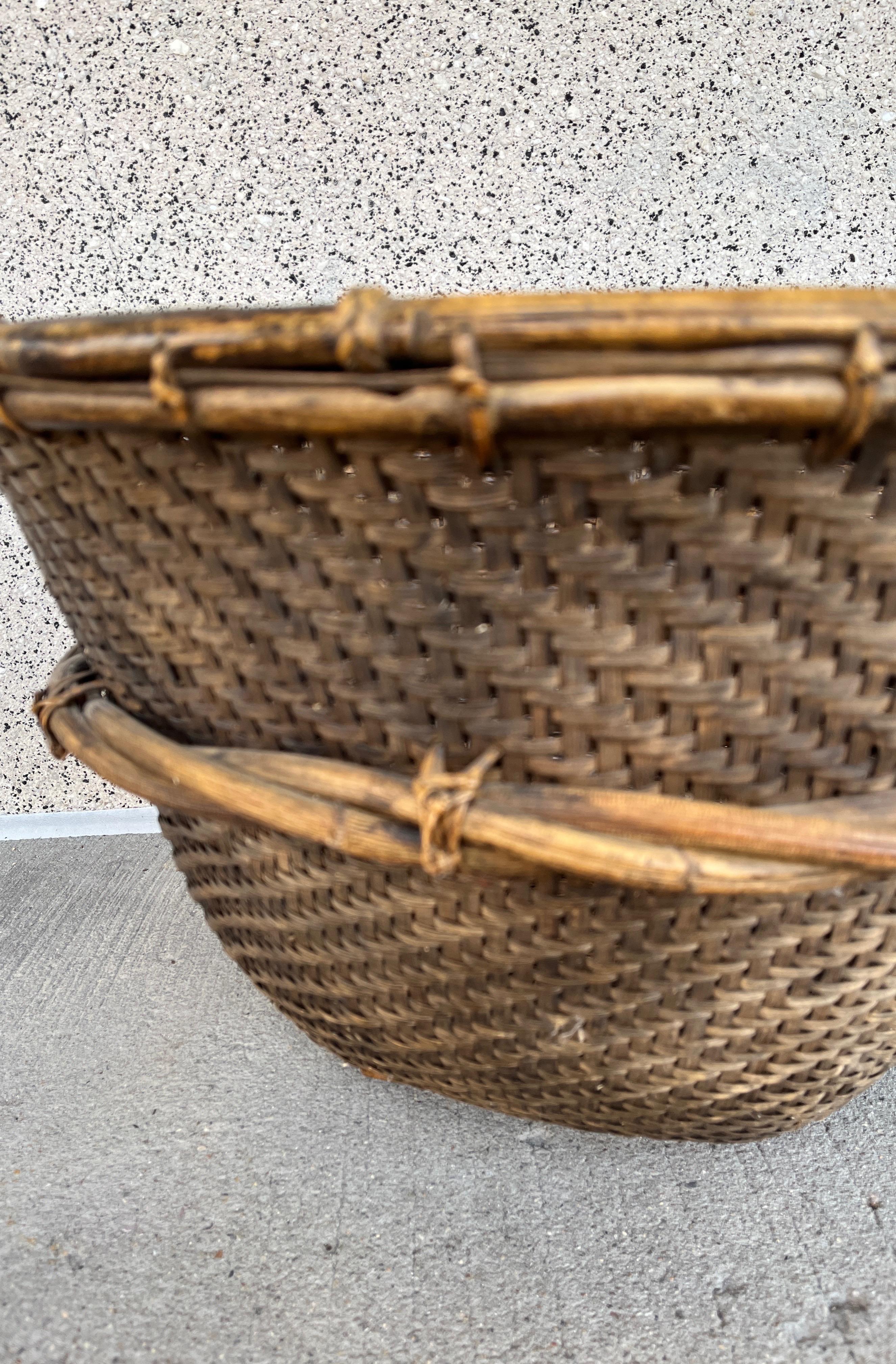 Large Contemporary Woven Basket, Philippines 4