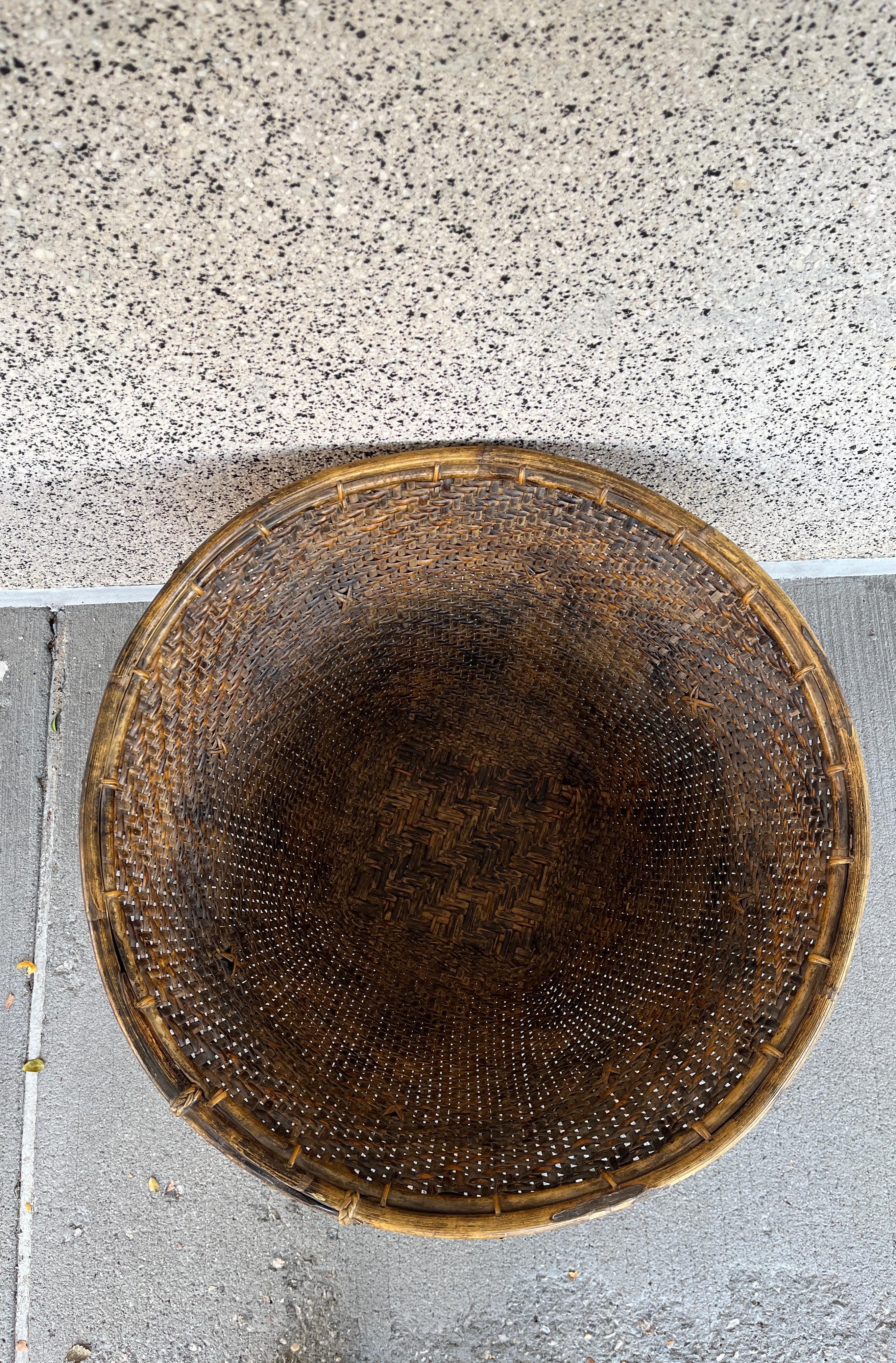 Large Contemporary Woven Basket, Philippines 5