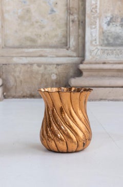 Large Copper Amphora Vase by Egidio Casagrande, signed