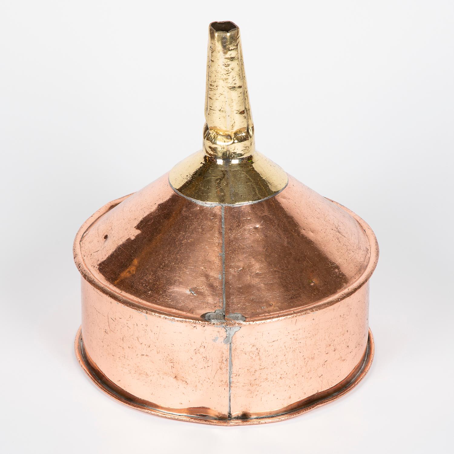 small brass funnel