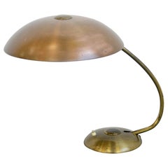 Large Copper & Brass Table Lamp by Helo, circa 1950s