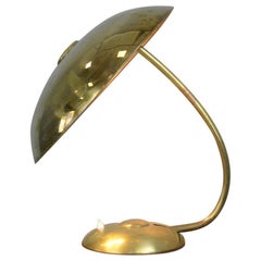Large Copper and Brass Table Lamp by Helo, circa 1950s