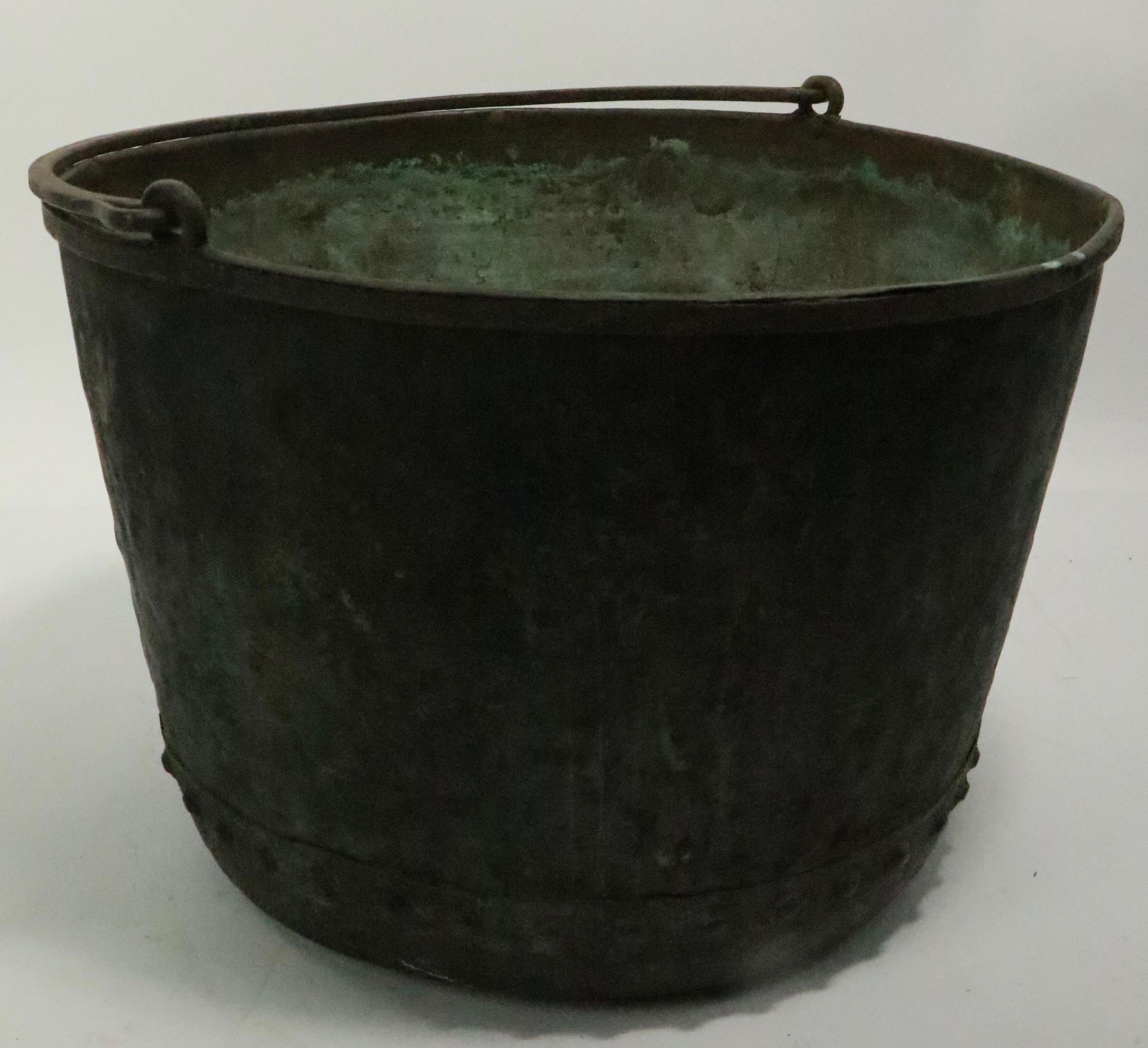 Large Copper Bucket 3