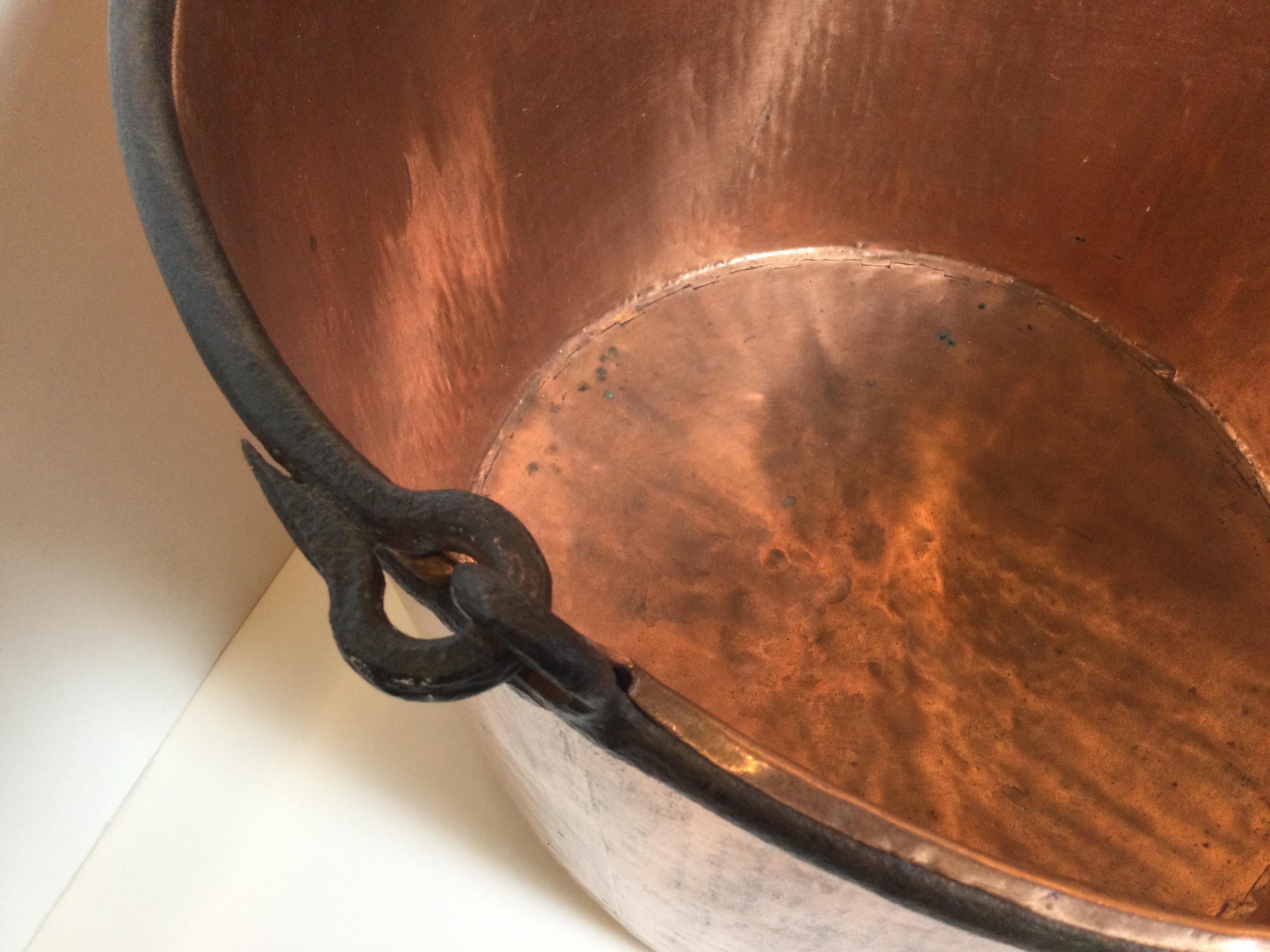 huge copper pot