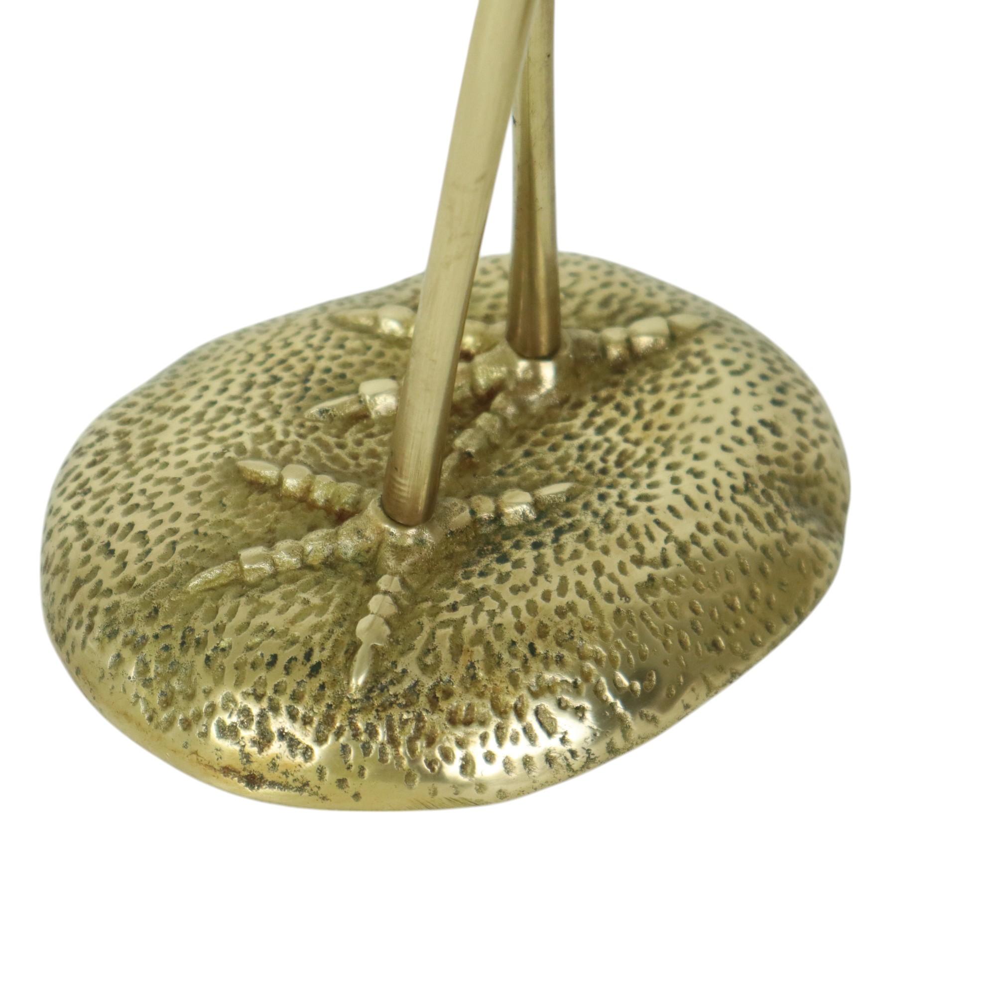 Moulage Grande sculpture de hérons en cuivre vintage 36 cm en vente