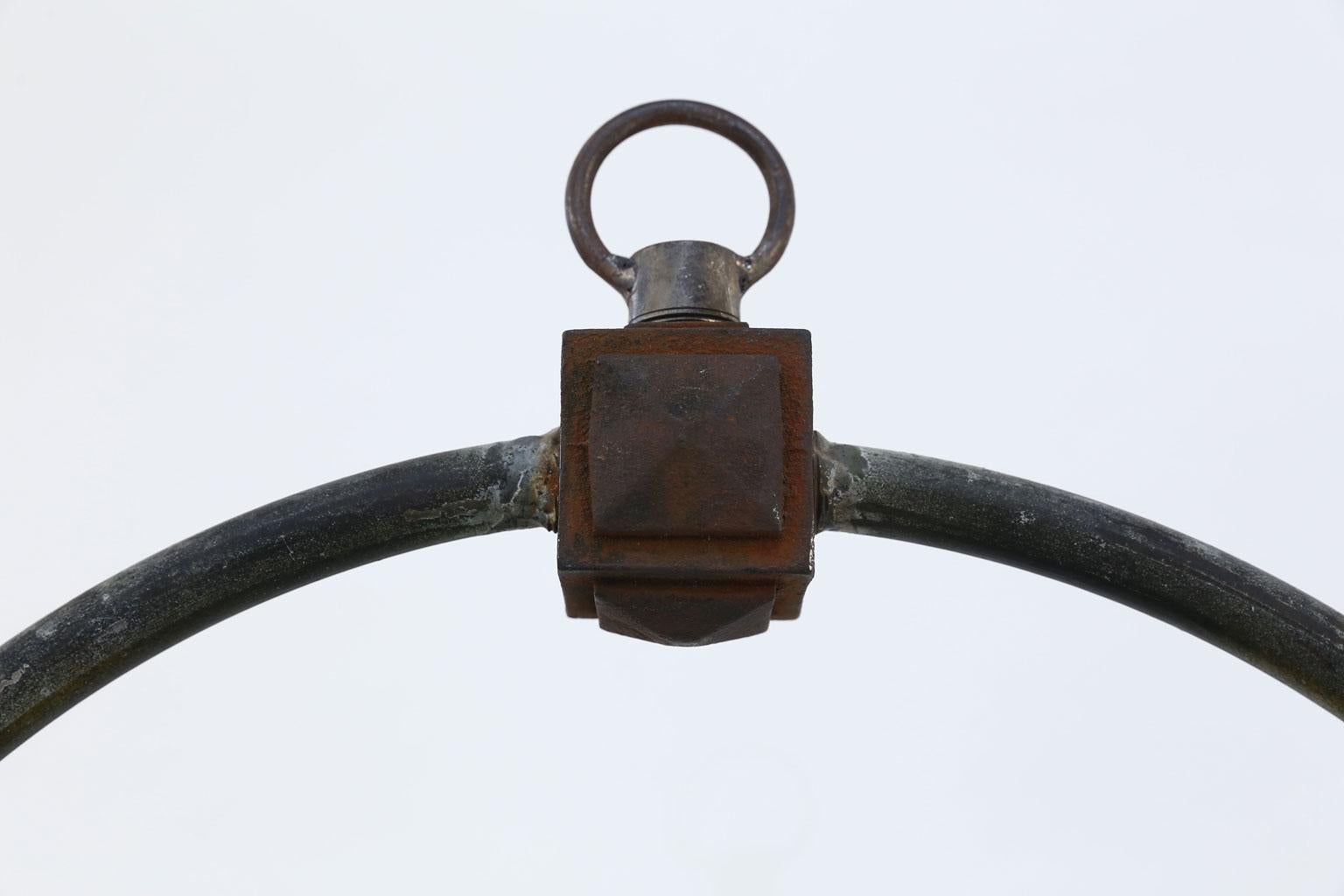 Mid-20th Century Large Copper French Lantern