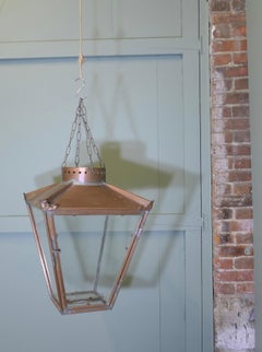 Large Copper Hanging Lantern Lampshade