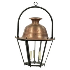 Large Copper Hexagonal Lantern
